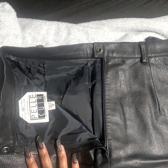 Leather Skirt - Picture 2 of 2